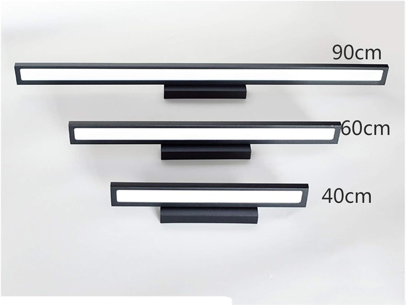 Moderna Lampada A LED Per Specchio Da Bagno Lampada Da Bagno Impermeabile IP44 Dimmerabile 3000K-6000K Applique Da Bagno Per WC Lanterna Antiappannamento Illuminazione Cosmetica Per Il Trucco