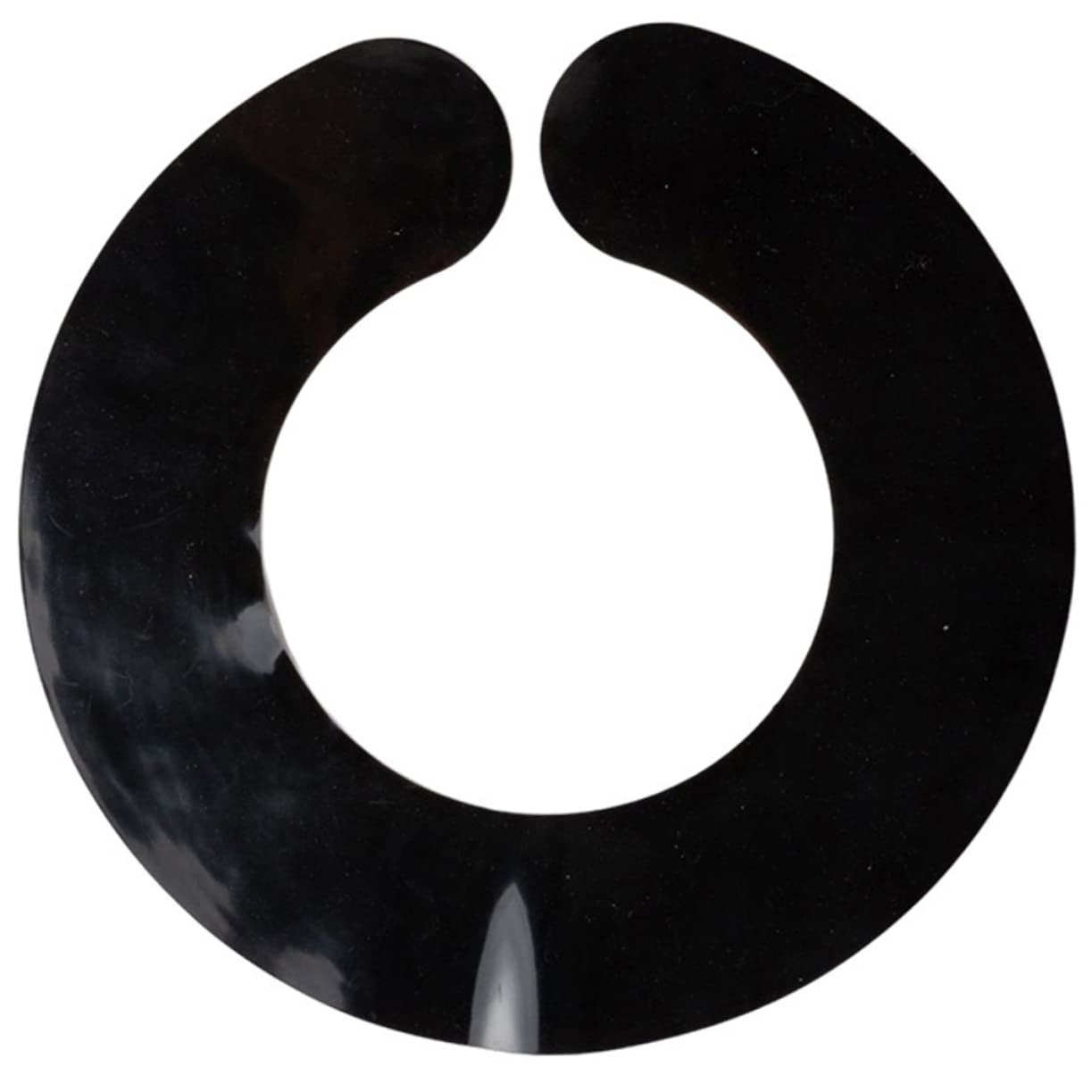 FOMIYES Scarf Makeup Cape Hair Dye Cape Neck Wrap Guard Rubber Neck Wrap Barber Cape Hair Cutting Neck Guard Silicone Barber Cape Hairdresser Cape Black Perm Dyeing Hair Scissors Neck Cape