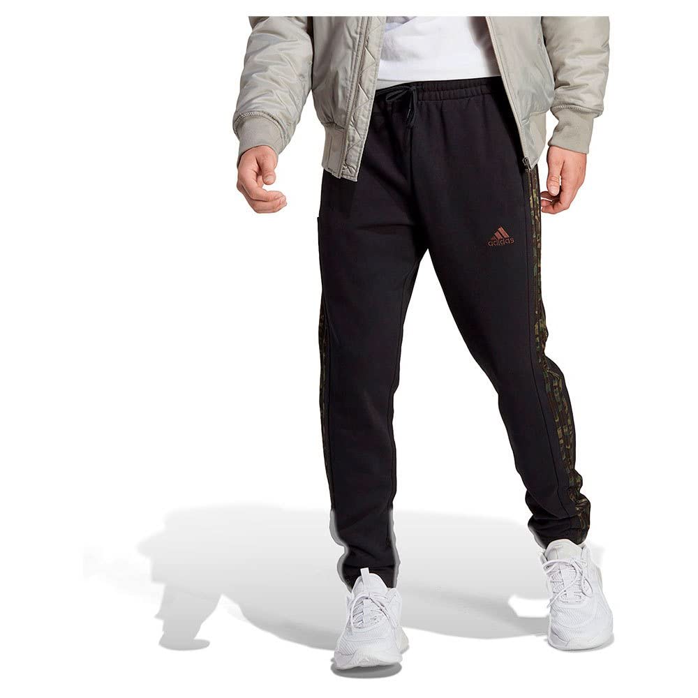 Adidas Essentials Single Jersey Tapered Elasticized Cuff Logo Pants - Pants Hombre