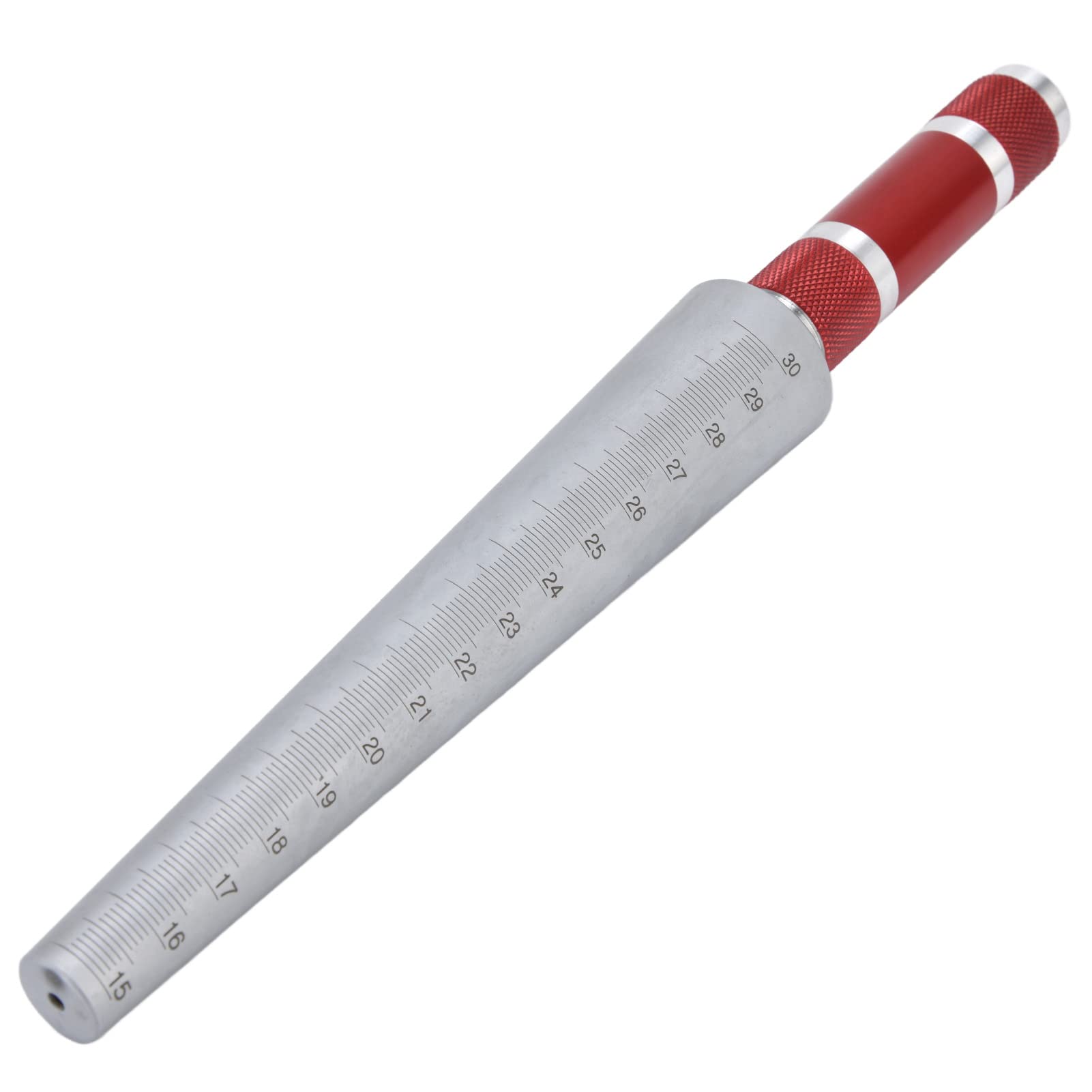 Feeler Ruler - Medidores de soldadura de apertura, calibradores de apertura, regla de inclinación cónica para medir diámetros interiores (15-30 mm), ideal para piezas de pared fina, tubos de plástico