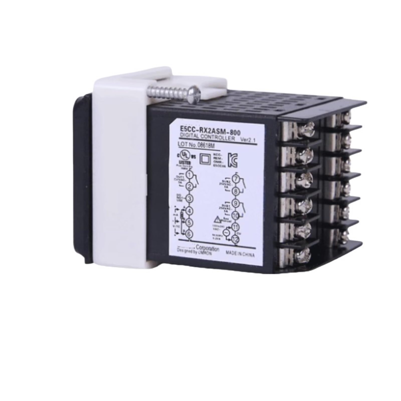 Régulateur de température E5CC-RX2ASM-800 à affichage LCD haute visibilité