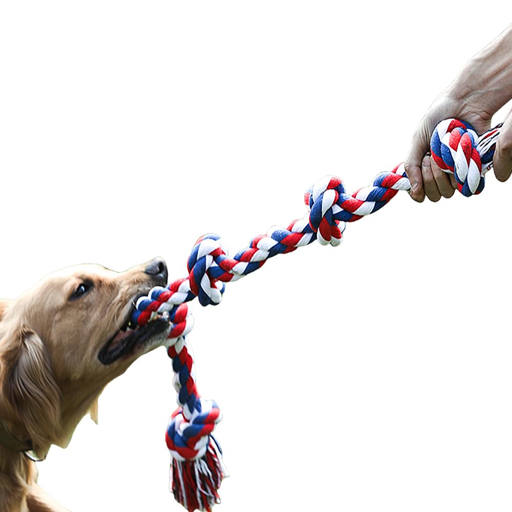 Speedy Panther Indestructible Dog Rope Toys for Large Aggressive Chewers Tough Dog Chew Toy