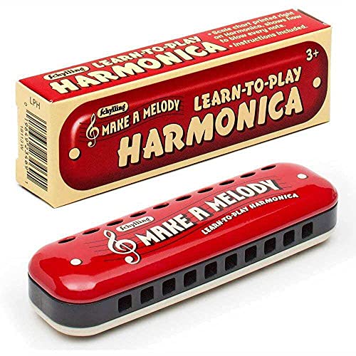 Schylling LPH Harmonica pour apprendre à jouer - Les Beatles, Paul McCartney, John Lennon, RIngo Starr, George Harrison Schylling LPH Harmonica pour apprendre à jouer