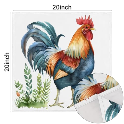 Servilletas de Tela Set de 4 20x20 Pulgadas Multicolor miniatura 3