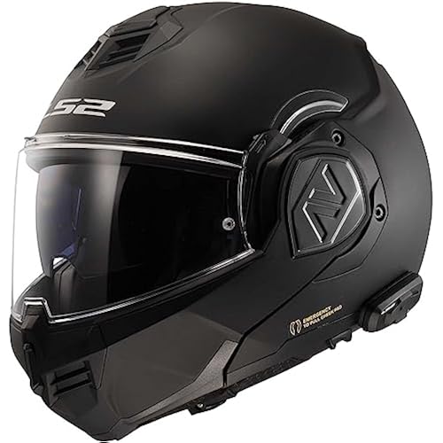 LS2 Helmets Advant Modular Helmet with Integrated Cardo 4X Bluetooth