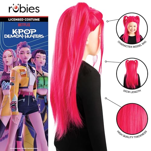 Rubies Offizielles Netflix K-Pop Demon Hunters Mira Perücke Kinderkostümzubehör