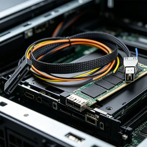 Cable SFF-8644 a SFF-8639 transmision de datos cable servidor disco duro de repuesto 3