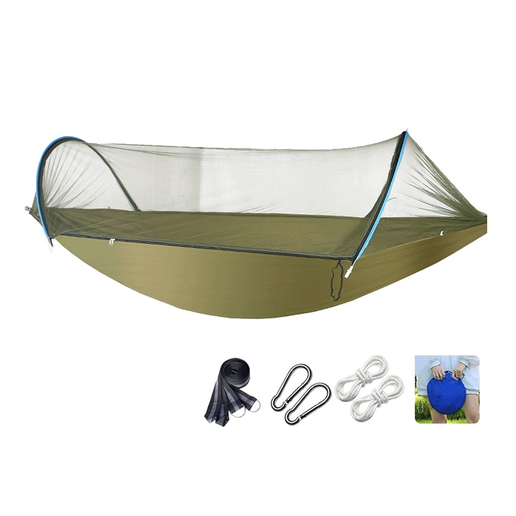 Hamac Un hamac de camping avec des moustiquaires apparaîtra automatiquement peut résister à un poids de 660 livres de 660 livres pour le camping extérieur en plein air Hammock portable Hamac Portable