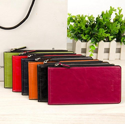 Manyip Leather women Wallet, Credit Carder Holder Purse,Coin pocket,RFID protection.3