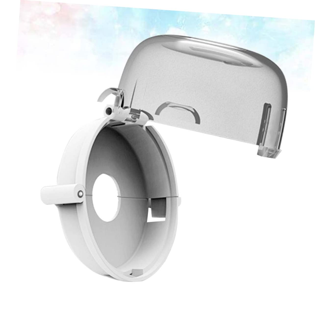 BESTonZON 2Pcs Childproof Stove Knob Covers Resistant Safety Guards for Gas Ovens Easy to Install from Turning Knobs Fits Styles