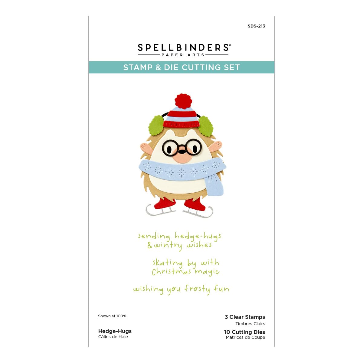 Hedge-Hugs Clear Stamp & Die Set from The Merry Mischief Collection