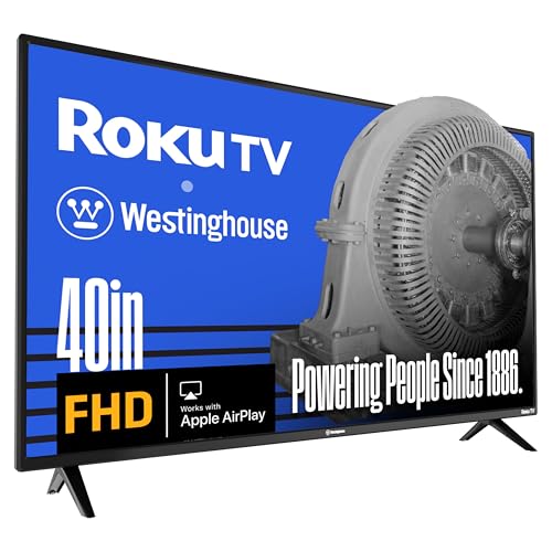 Westinghouse Roku TV - 40 Inch Smart TV, 1080P FHD Television with Wi-Fi Connectivity and Mobile...