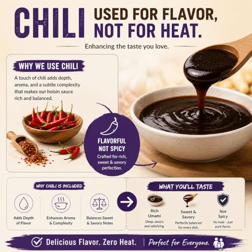 Image of Sauce Grandmaster Gluten Free Hoisin Sauce for Stir Fry, 25% Less Soidium | Sweet & Savory Chinese BBQ Sauce, Low-Cal, No Preservatives, All-Natural Handmade, Authentic Asian, from BBQ to Dipping