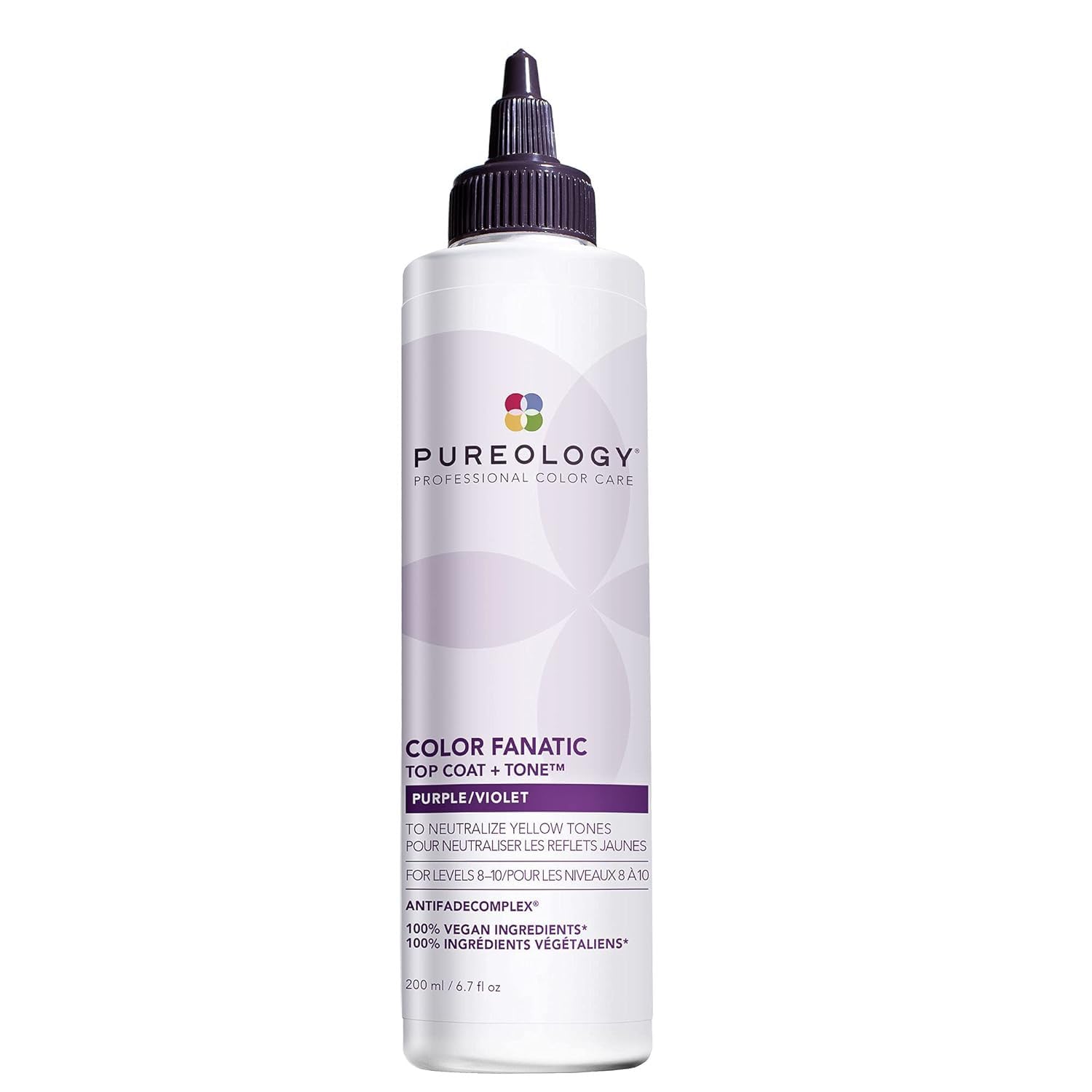 Pureology Color Fanatic Blue Color Glaze Toner for Brown Hair, Vegan Formulas, Sulphate Free for a Gentle Cleanse, 200 ml
