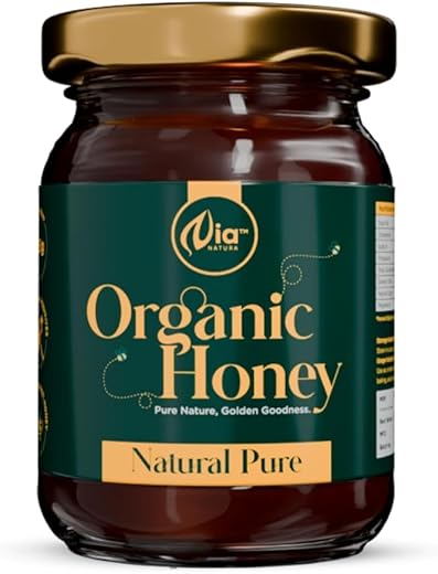 Nia Natura Natural Pure Honey | Honey Organic Pure | No Added Sugar | Premium Quality | 100% Pure Raw and Unprocessed | La...