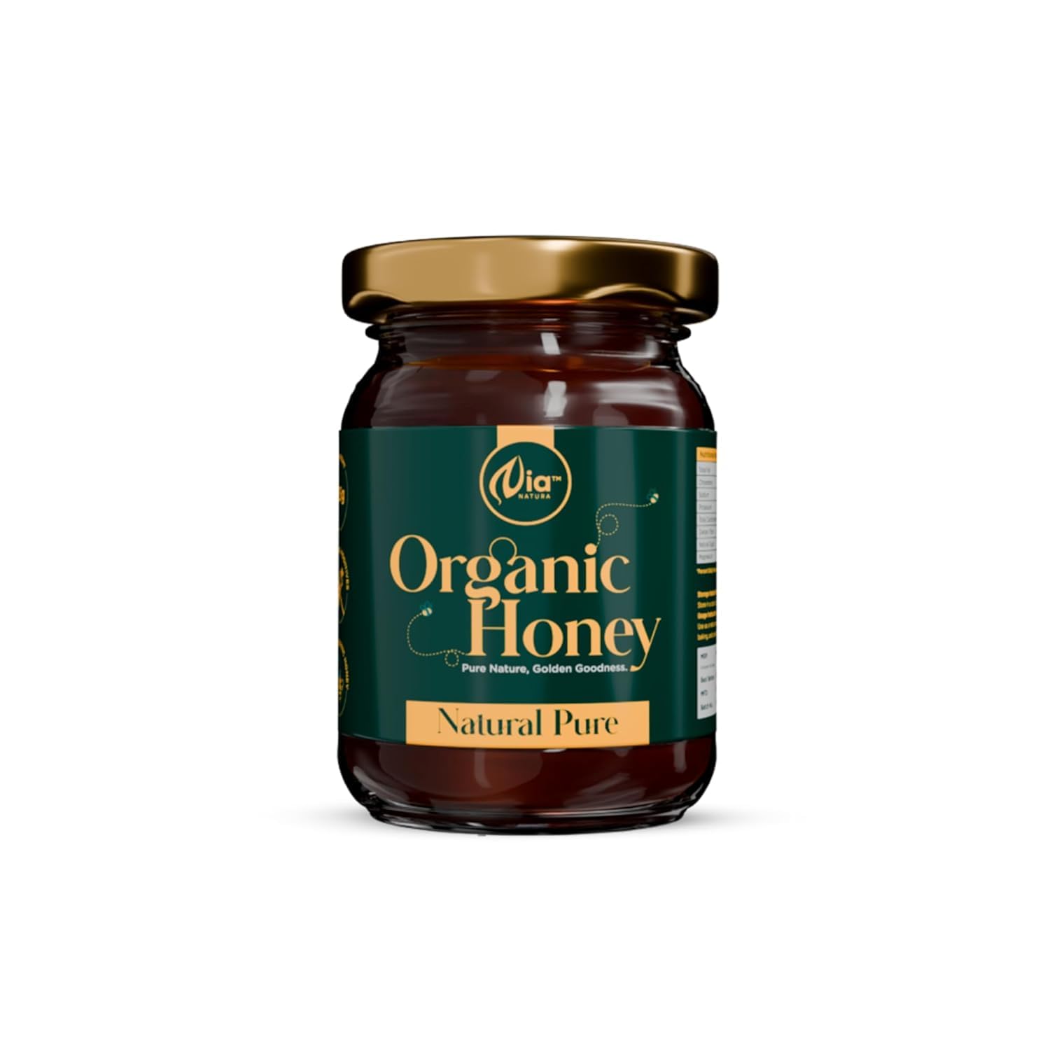 Nia Natura Natural Pure Honey | Honey Organic Pure | No Added Sugar | Premium Quality | 100% Pure Raw and Unprocessed | Lab Tested Honey In Glass Jar (125 Gram)-image-11