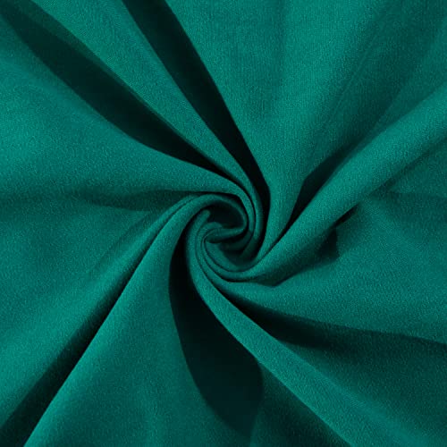 FLXXIE Body Pillow Cover - Super Soft Microfiber 20x54 Body Pillow Case - Envelope Closure, Wrinkle, Stain Resistant Dark Green Body Pillow Cover, 20x54, Dark Green
