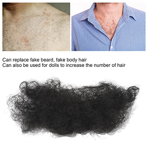 Fake Private Hair, Black Invisible Realistic Fake Pubic Hair, Bikini Costume Body Hair, Breathable Hair Wig - Image 2