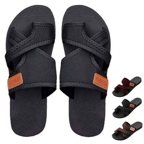 Women's Breathable Mesh Sandals Orthotic Sandals 2025 Summer Hollow Mesh Flip Flops For Women Mesh Flats Beach Sandals Mules