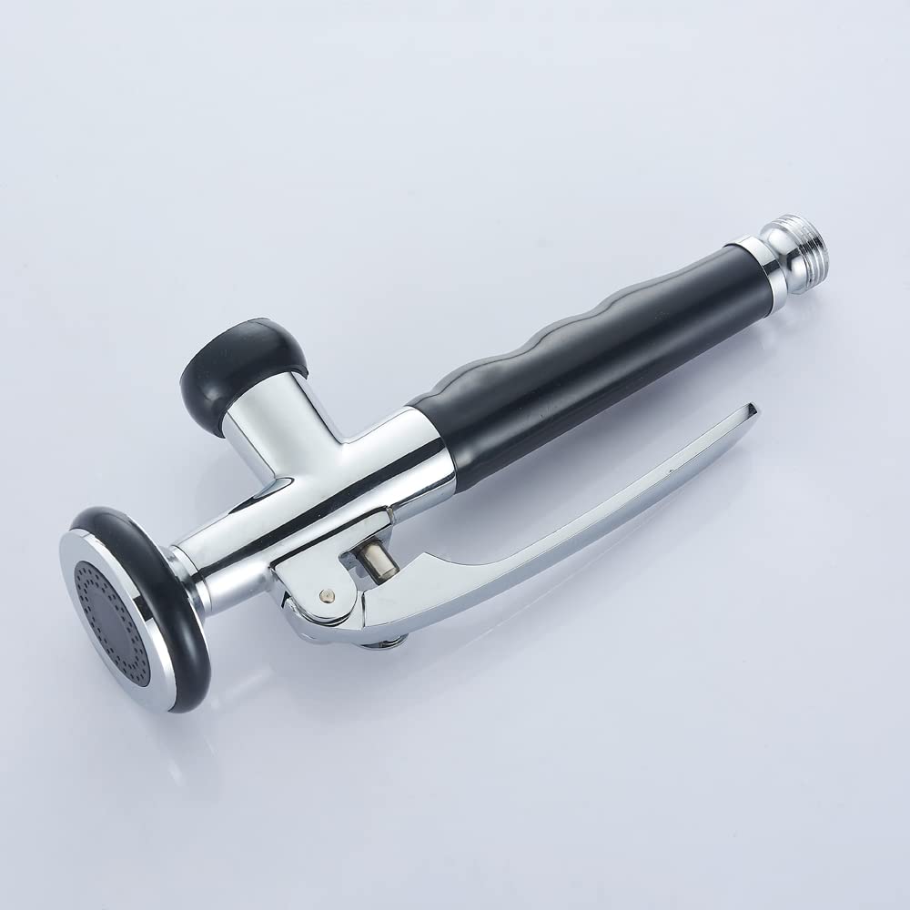 Ducha de mano de latón profesional para gastro, cabezal de repuesto, incluye barra de fijación, grifo de alta calidad, cabezal pulverizador, conector universal de 1/2 pulgadas