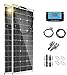 Produktbild KKVV 600-Watt-Solarpanel, 2X300W 18V-Mono-Solarbatterieladegerät, tragbares Flexibles Solarpanel-Kit mit 40A-Controller für Auto-Yacht-Batterie-Boot