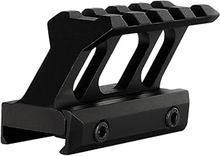 Picatinny Riser Mount 1" inch High Profile 45 Degree Angled Forward Extending for Micro Reflex Sight Red Dot Scope - Jnrtifow