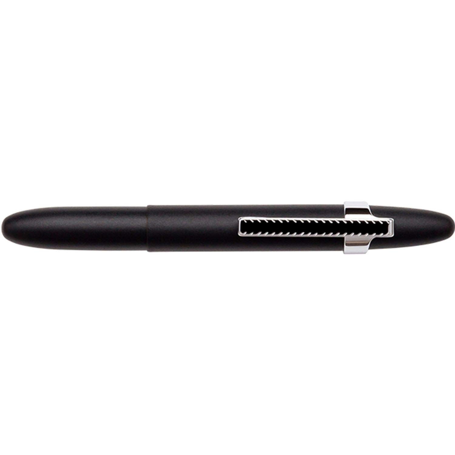 Fisher Space 400RBC-CL Bullet Matte Black Ballpoint Pen with Chrome Trims