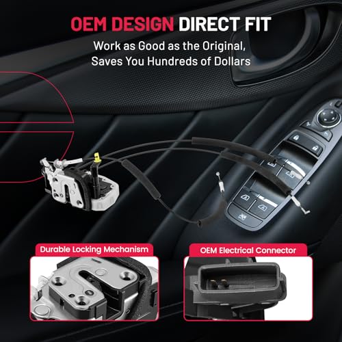Image of SYERAL Power Door Lock Actuator Front Left Driver Side Compatible with Nissan Sentra 2007-2011 Replaces 937-276 937276 80501-ET200 80501ET200 DLA1121