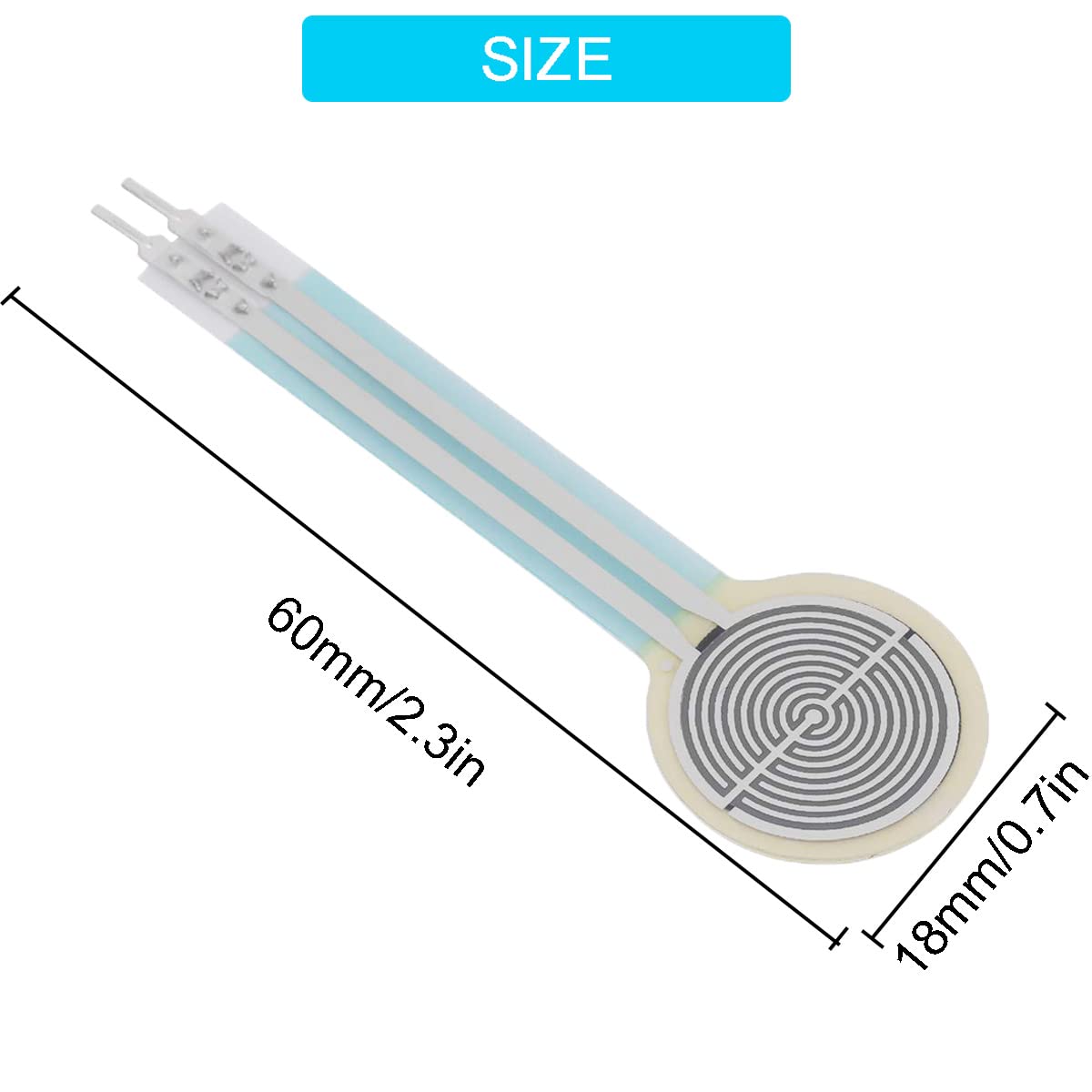 Snapklik.com : DKARDU FSR402 Thin Film Pressure Sensor Resistance ...