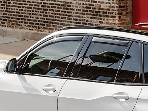 Weathertech Side Window Deflectors For Volkswagen Tiguan - Front & Rear Set (82920) #TOP5