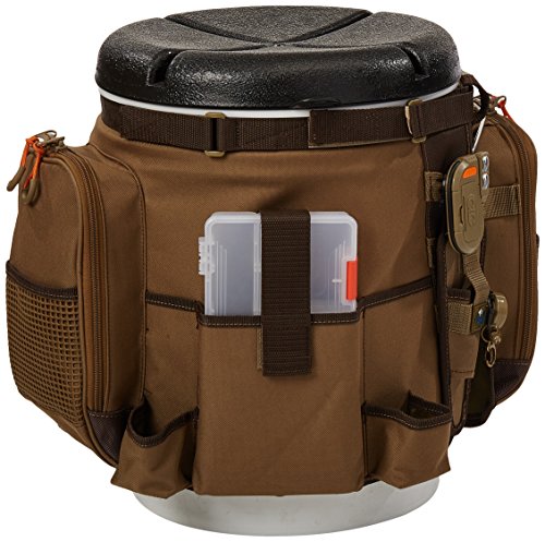 Custom Leathercraft Wild River by CLC WT3507 Tackle Tek Rigger Lighted Bucket Organizer, Plier Holder & Two PT3500 Trays 5-Gallon, Beige - Thumbnail 3