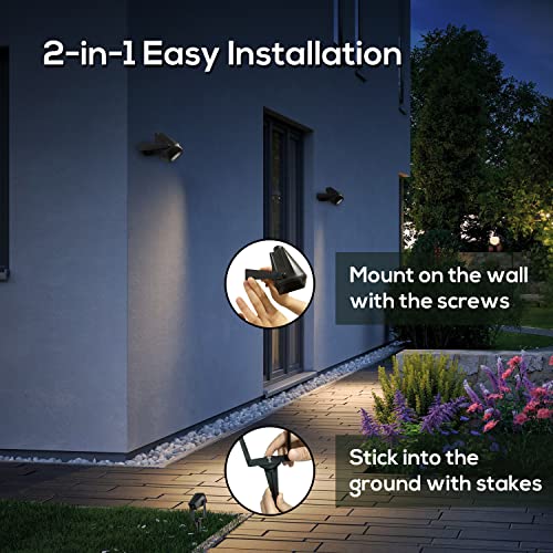 Fmart Landscape Lighting, 3Wx10 Low Voltage Outdoor Landscape Spotlights With Stake, 2700K Warm White Ip65 Waterproof Outdoor Landscape Led Lighting For Garden Backyard Lawn, 2500 Lumens, 10Pack #TOP2