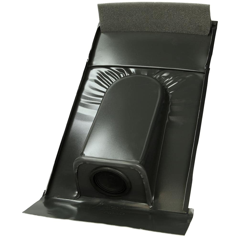 Dachdurchführung für Tondachziegel aus Metall anthrazit 460 x 270 mm