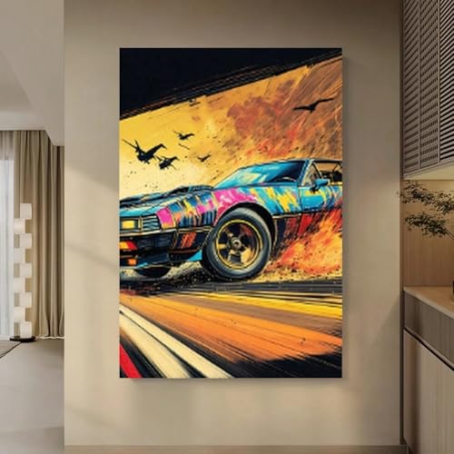 Cuadro para póster decorativo de 40x50cm sin marco listo para colgar en paredes de dormitorios 2