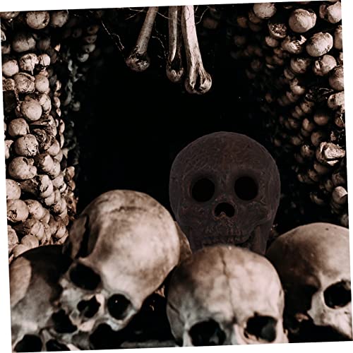 WOONEKY 3 Stks Vuurplaats Schedel Desktop Decor Woonaccessoires Ornament Schedel Logs Voor Vuurplaats Vuurvaste Schedel… - Image 8