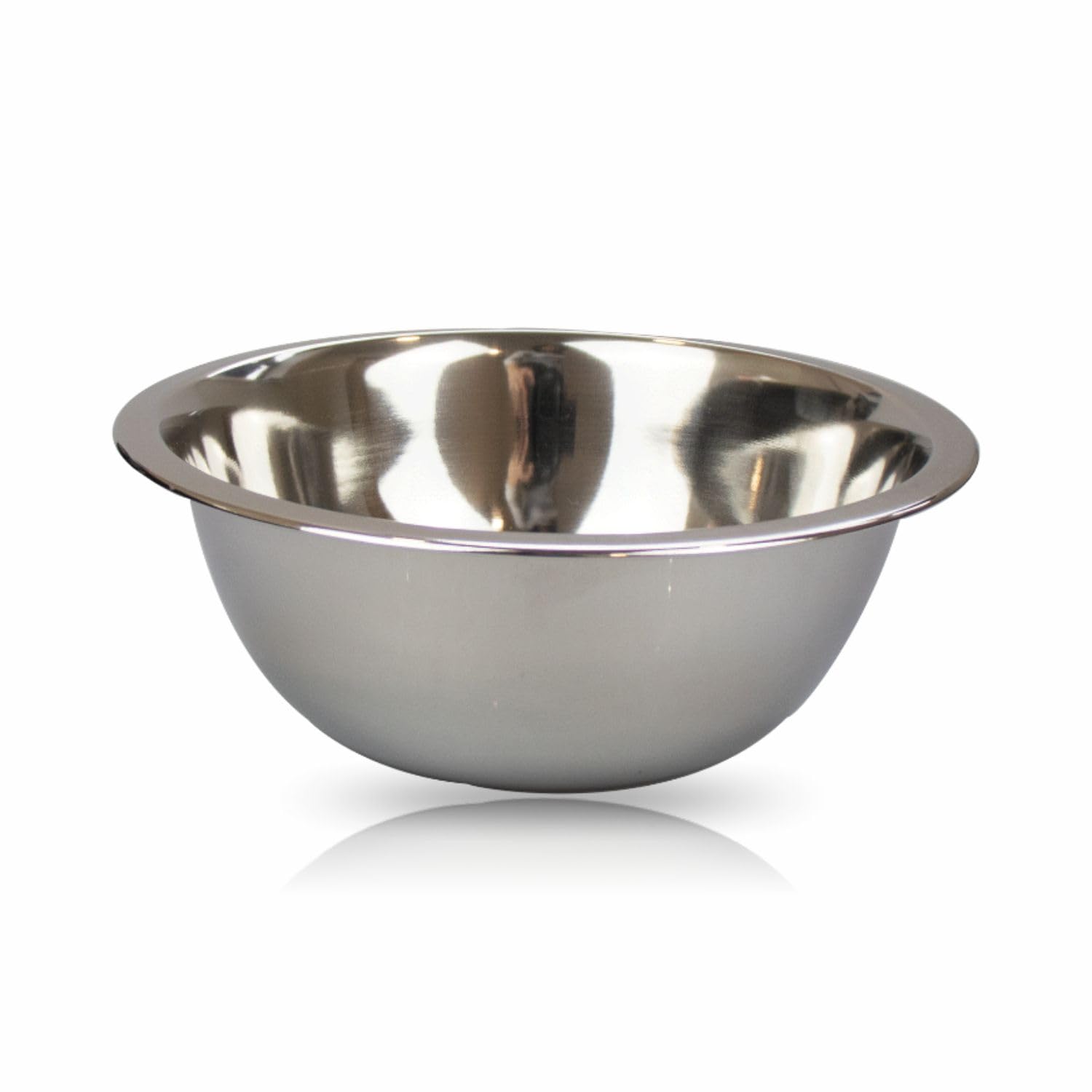 3HA HAHAHA Stainless Steel Bowl Deep Mixing Bowl Mirror Polish Finish Kitchen Bowl Perfect for Cooking Baking Flour Food Preparation Salad Prep Fruit Serving Home & Kitchen Accessory 7.5 X 21cm(1pc)