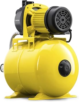 TROTEC TGP 1025 E Hauswasserwerk – 3.300 l/h 1.000 W 30 m Förderhöhe 19-l-Druckkessel Auto-Start/Stop Kunststoff