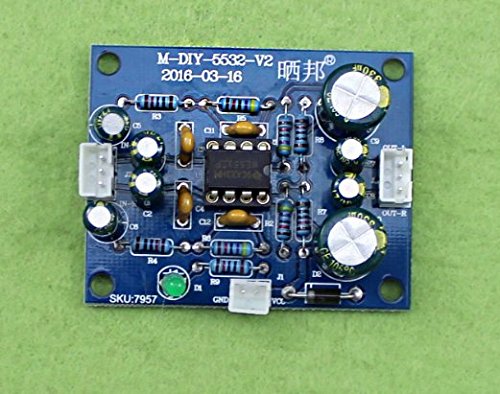 5pcs DC Single Power Supply 12-35V preamp Board Amplifier Board NE5532