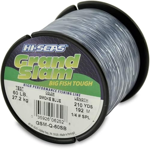 Miniatura 38 de HI-SEAS Línea de pesca de monofilamento Grand Slam - Fuerte y resistente a la abrasión en transparente, rosa, verde, azul humo, amarillo