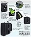 PRO Packing Cubes Travel Toiletry Bag - Packs Flat To Save Space - Waterproof Hanging Toiletries Kit For Men and Women - Graphite-Lime