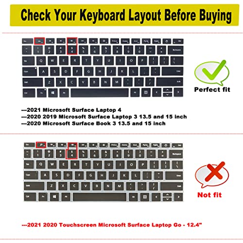 Protector de teclado para Microsoft Surface Laptop 6/5/4 13.5" miniatura 2