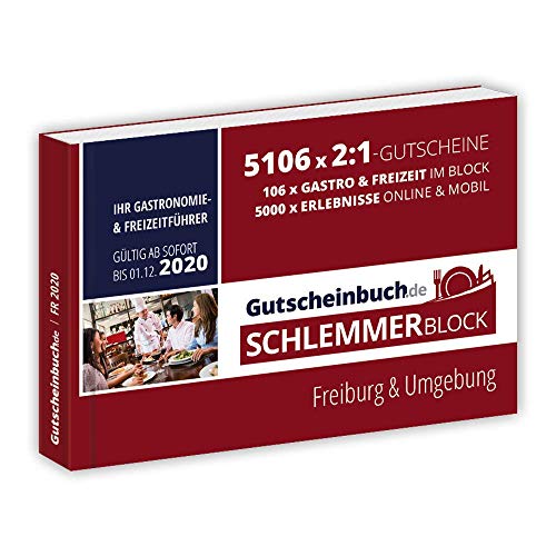 Gutscheinbuch.de Schlemmerblock Freiburg & Umgebung 2020 Gutscheinbuch.de Schlemmerblock Freiburg & Umgebung 2020