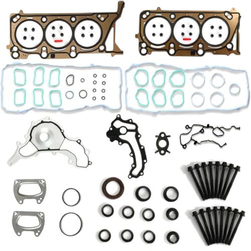 HGS1184 Head Gasket Set with Head Bolts for 2016-2023 Chrysler Pacifica, Jeep Grand Cherokee, Wrangler JL, Ram 1500, 3.6L V6 Pentastar Upgrade Engine, Replace HS55401