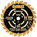 DEWALT DW7112PT DEWALT DW7112PT 24T Precision Trim Miter Saw Blade, 7-1/4