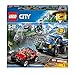 City Mountain Dirt Road Pursuit Police Building Set, Police 4x4 Toy Car & Buggy, Police Toys for Kids