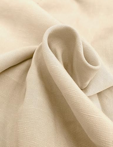 Image of VIUTIL Womens Summer Linen Mini Dress Boat Neck Low Back Sleeveless Tank Dresses with Pockets 2026 Vacation Outfits
