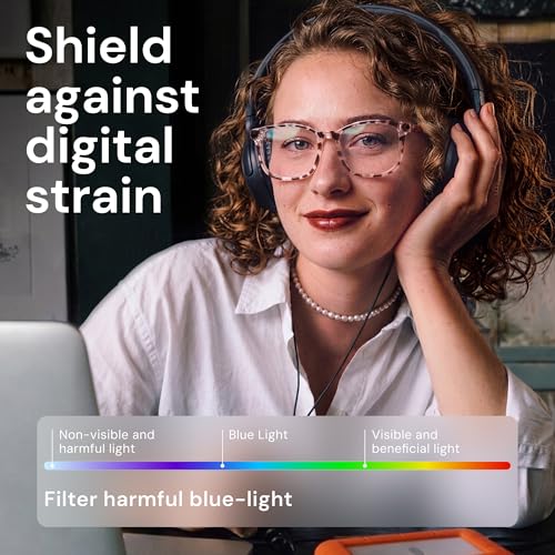 Image of Gaoye Blue Light Blocking Glasses -Fashion Square Eyeglasses, Anti UV Ray Computer Gaming Glasses Blue Blockers for Women /Men