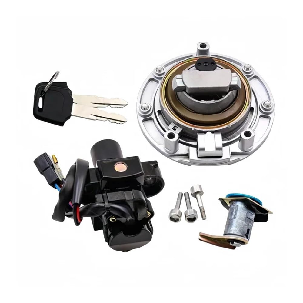 Moto TapóN DepóSito Gasolina Juego Llaves Para Cerraduraasiento De Motocicleta Interruptorencendido Para Ho&n&da CBR600 F2/F3 CBR 900RR 919RR 400 250 VFR400 RVF400