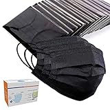 LUCIFER 3-Ply Disposable Face Masks, 100 Pack Individually Wrapped Masks Breathable Non-Woven...