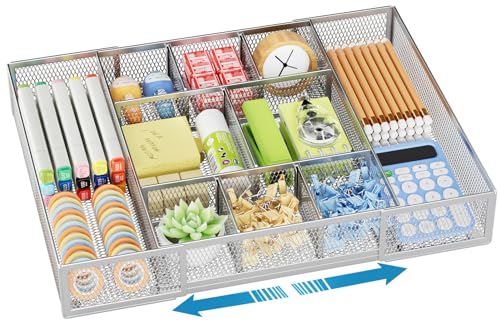 Marbrasse Expandable Desk Drawer Organizer